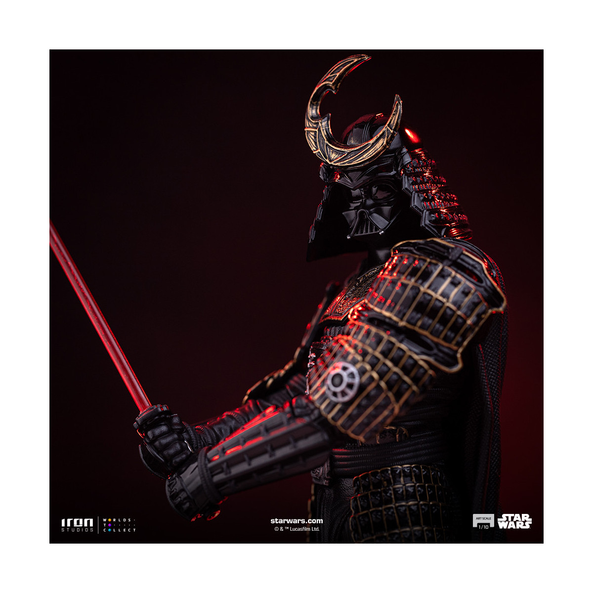 Iron Studios Star Wars - Darth Vader (Concetto originale di Samurai) Scala 1/10