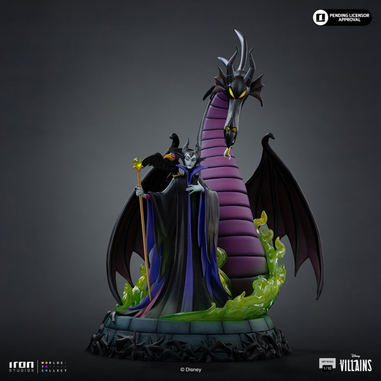 Iron Studios - Disney Villains Maleficent Art Scale 1/10 - Maleficent - Dornröschen
