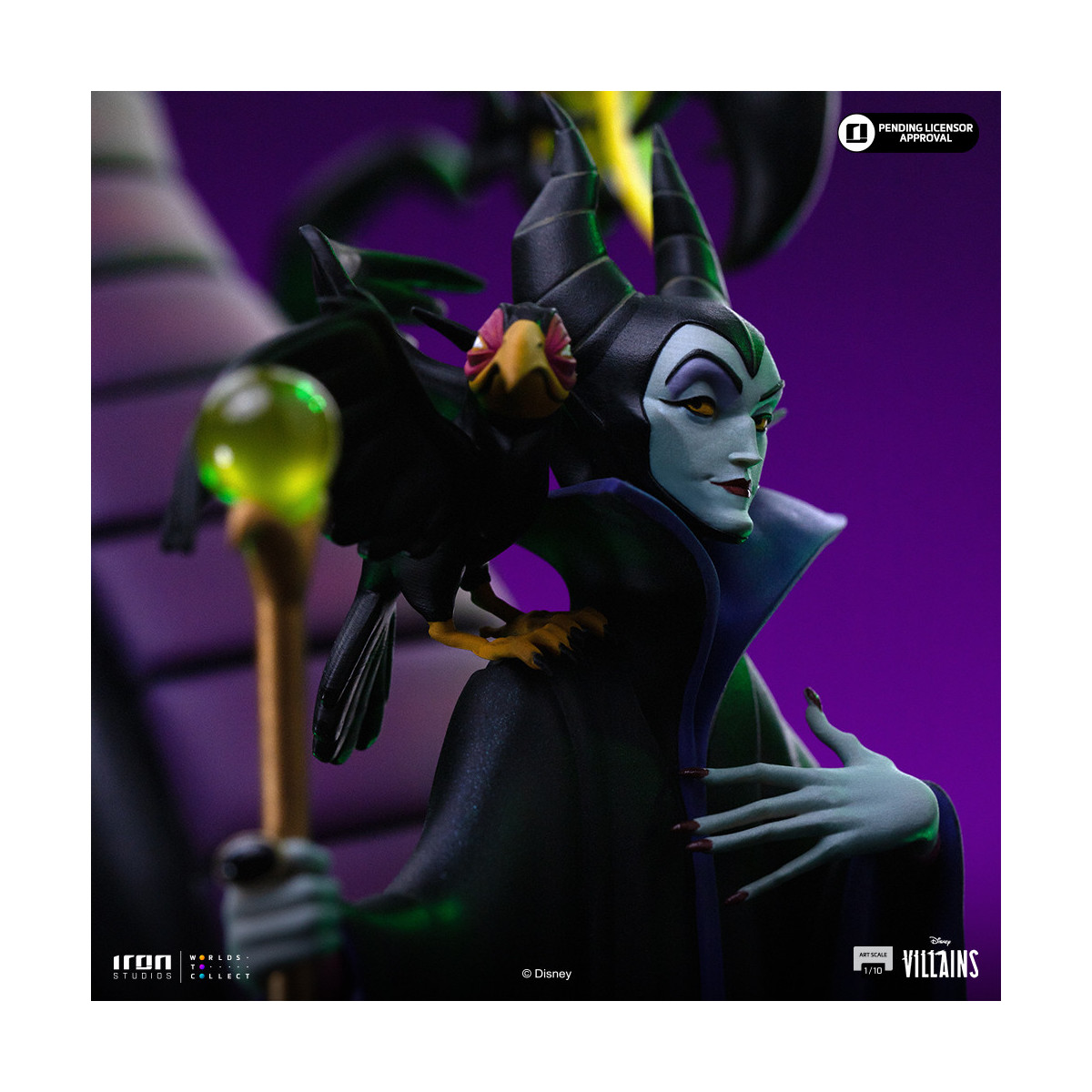 Iron Studios - Disney Villains Maleficent Art Scale 1/10 - Maleficent - Dornröschen
