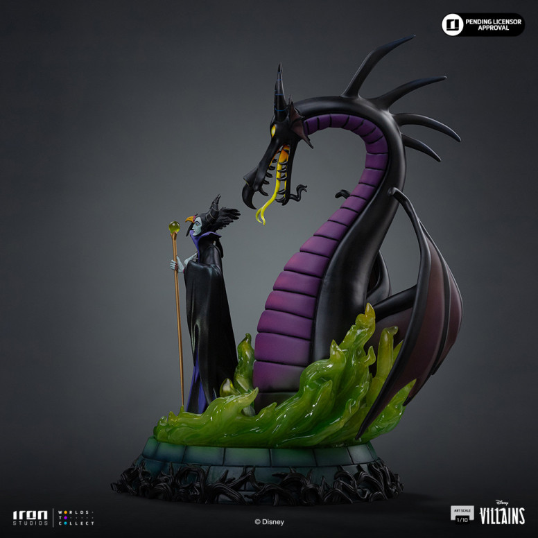 Iron Studios - Disney Villains Maleficent Art Scale 1/10 - Maleficent - Dornröschen