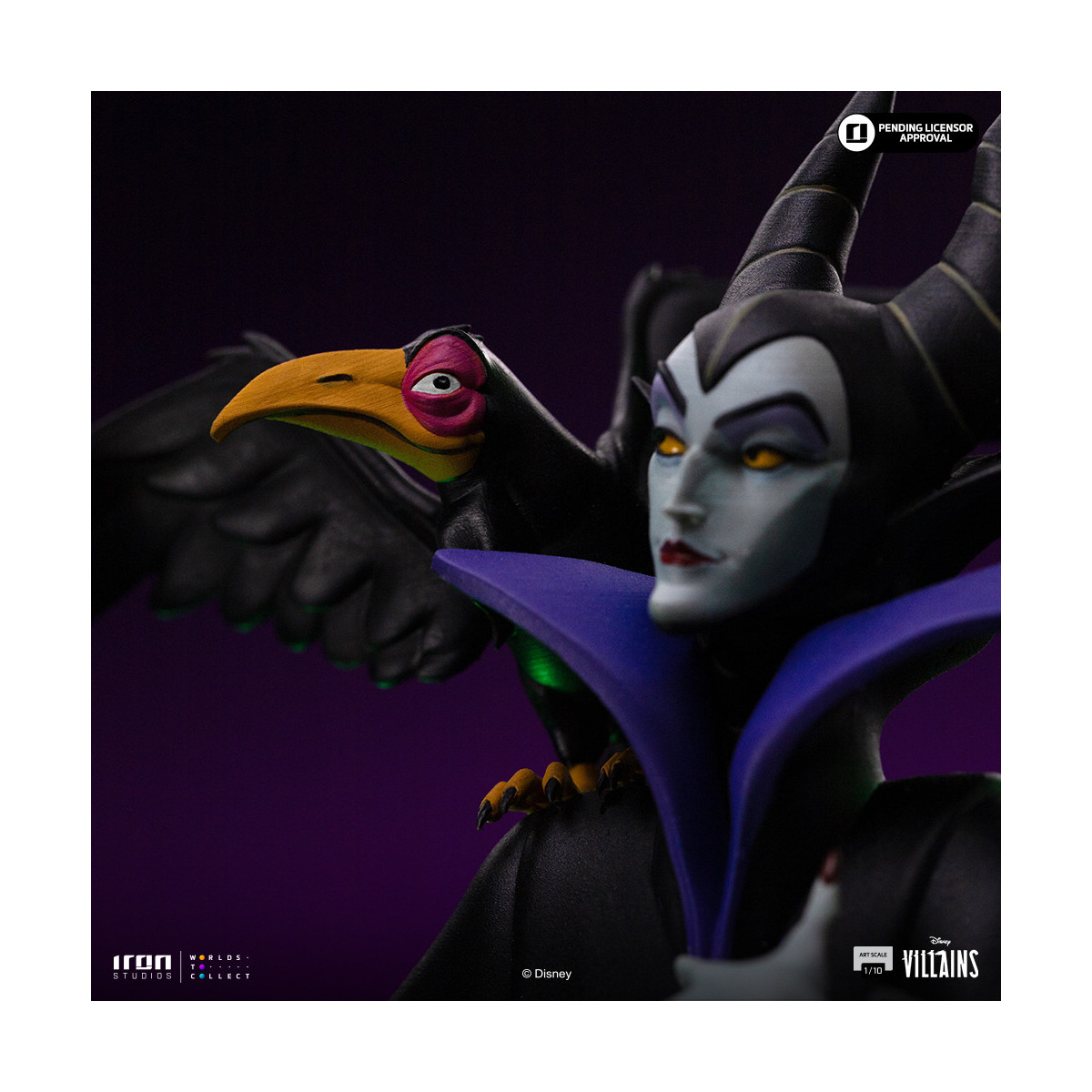 Iron Studios - Disney Villains Maleficent Art Scale 1/10 - Maleficent - Dornröschen