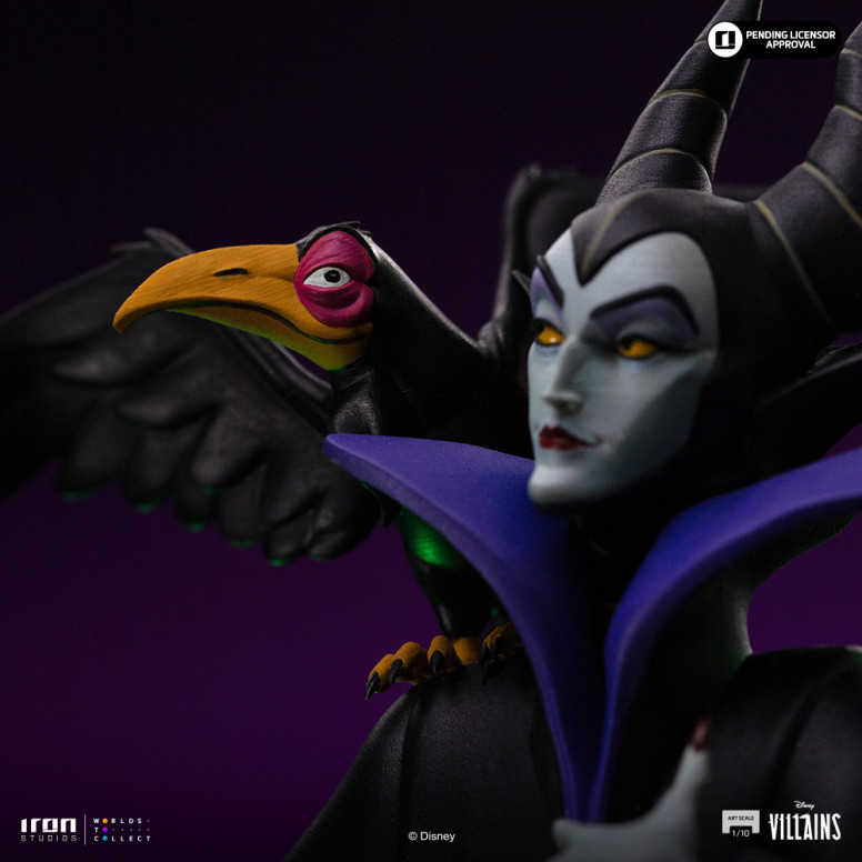Iron Studios - Disney Villains Maleficent Art Scale 1/10 - Maleficent - Dornröschen