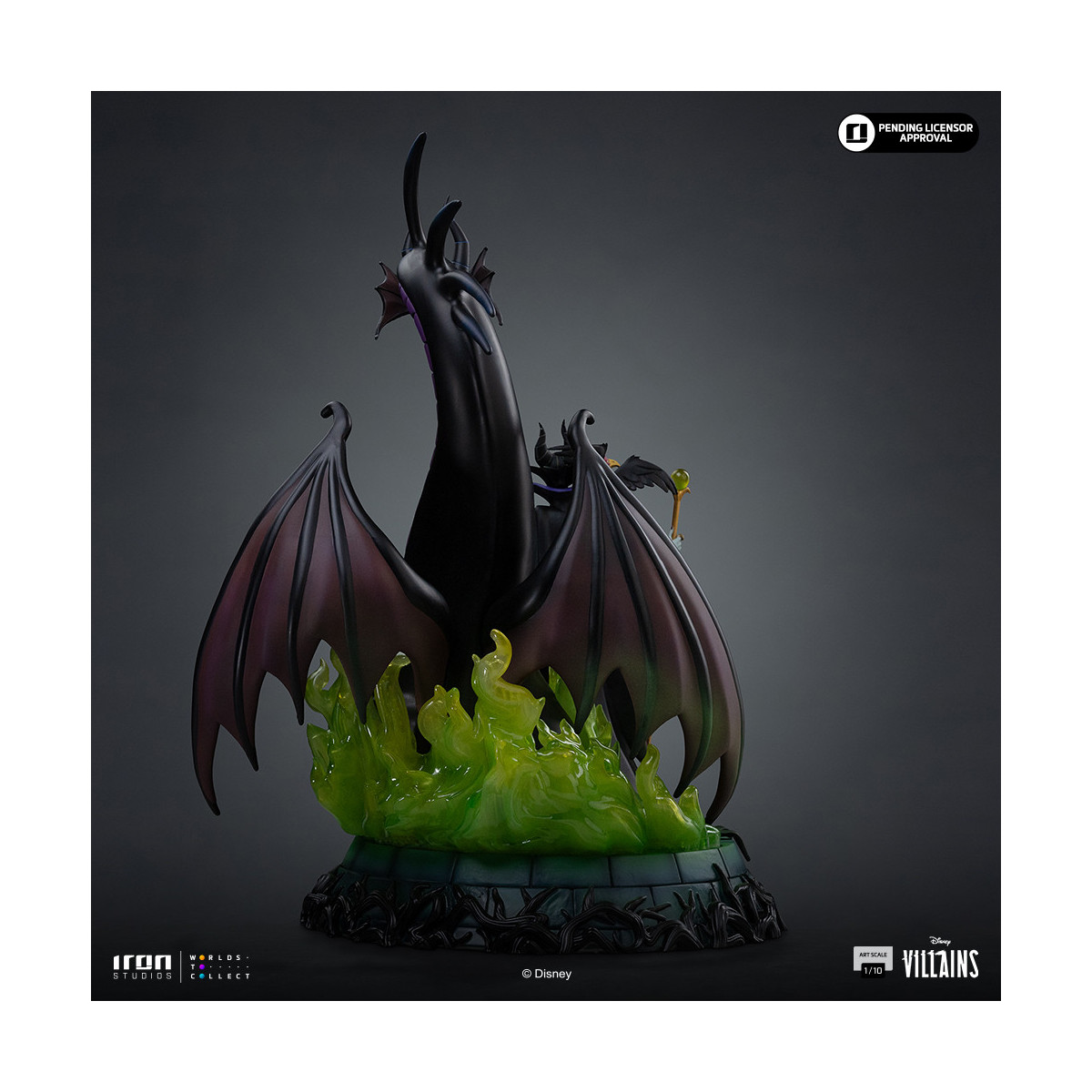 Iron Studios - Disney Villains Maleficent Art Scale 1/10 - Maleficent - Dornröschen