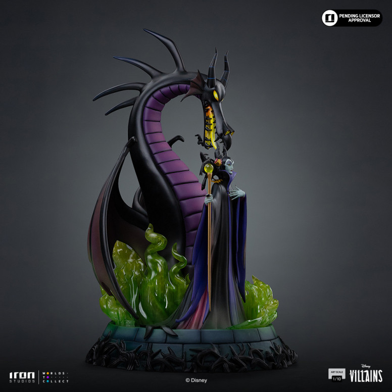 Iron Studios - Disney Villains Maleficent Art Scale 1/10 - Maleficent - Dornröschen