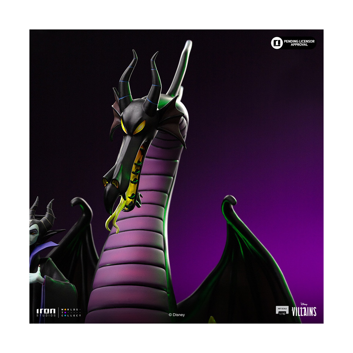 Iron Studios - Disney Villains Maleficent Art Scale 1/10 - Maleficent - Dornröschen