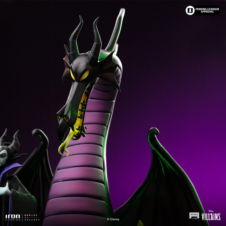 Iron Studios - Disney Villains Maleficent Art Scale 1/10 - Maleficent - Dornröschen