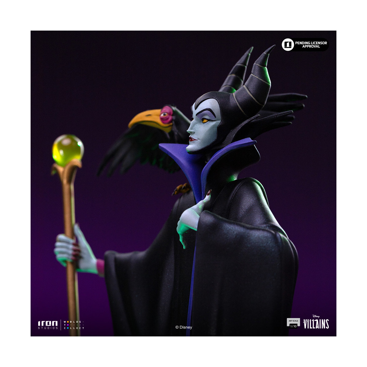 Iron Studios - Disney Villains Maleficent Art Scale 1/10 - Maleficent - Dornröschen