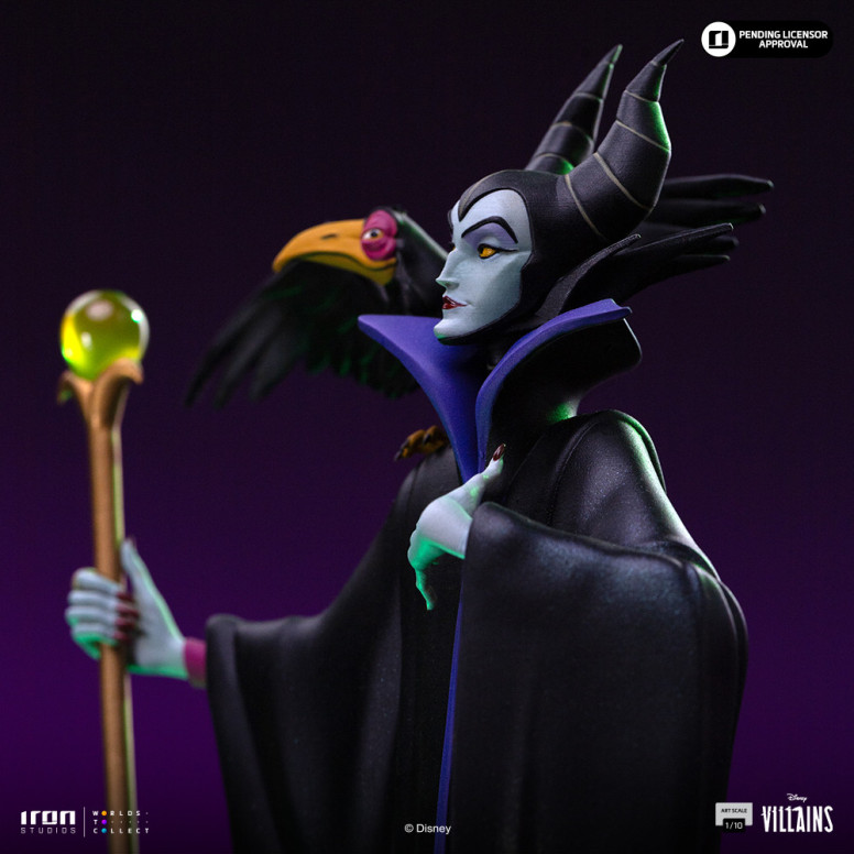 Iron Studios - Disney Villains Maleficent Art Scale 1/10 - Maleficent - Dornröschen