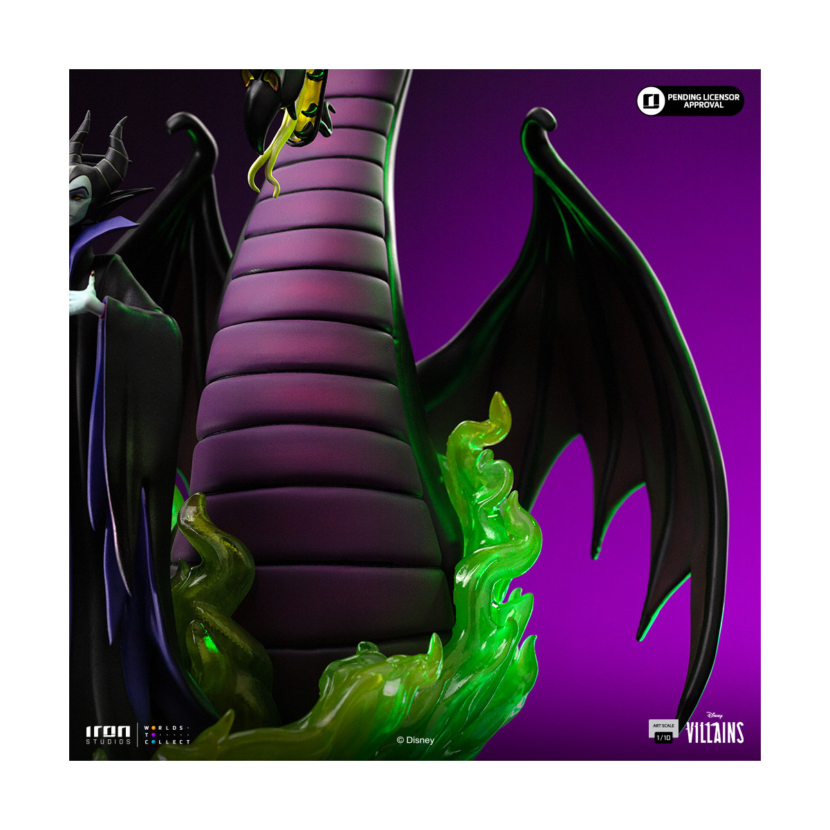 Iron Studios - Disney Villains Maleficent Art Scale 1/10 - Maleficent - Dornröschen