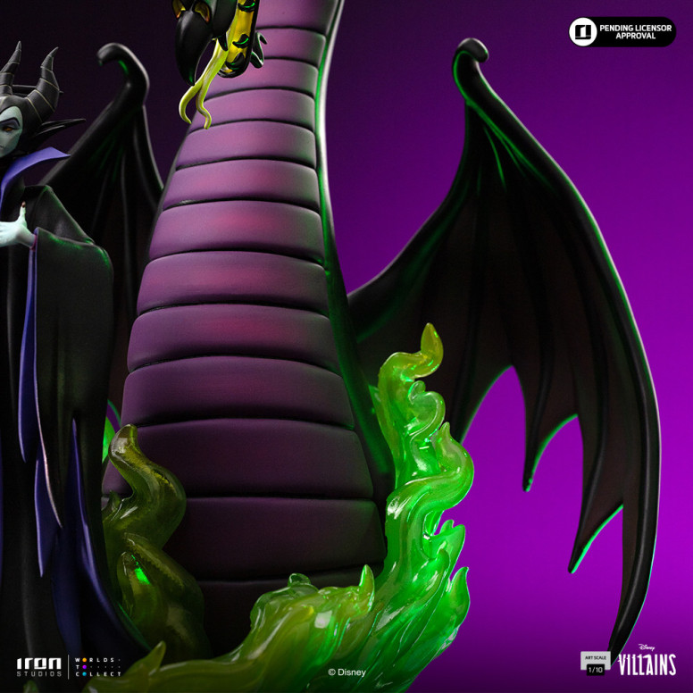 Iron Studios - Disney Villains Maleficent Art Scale 1/10 - Maleficent - Dornröschen