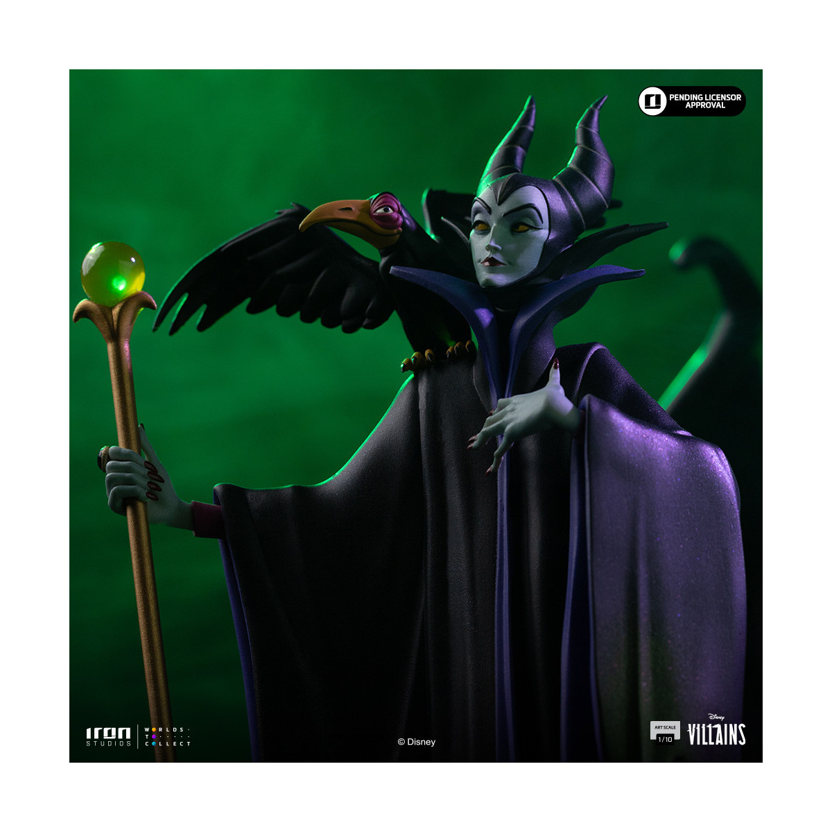 Iron Studios - Disney Villains Maleficent Art Scale 1/10 - Maleficent - Dornröschen