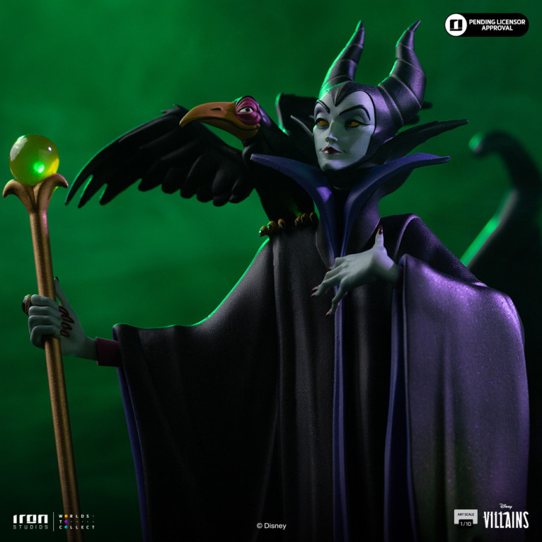 Iron Studios - Disney Villains Maleficent Art Scale 1/10 - Maleficent - Dornröschen