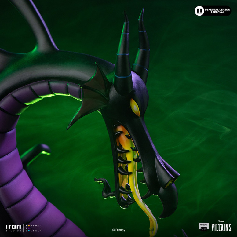 Iron Studios - Disney Villains Maleficent Art Scale 1/10 - Maleficent - Dornröschen