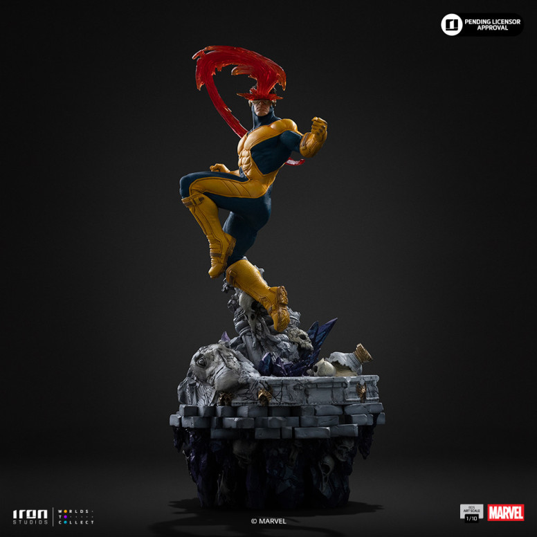 Iron Studios Marvel - Ciclop Deluxe Art Scale 1/10 - Diorama del Guanto dell'Infinito