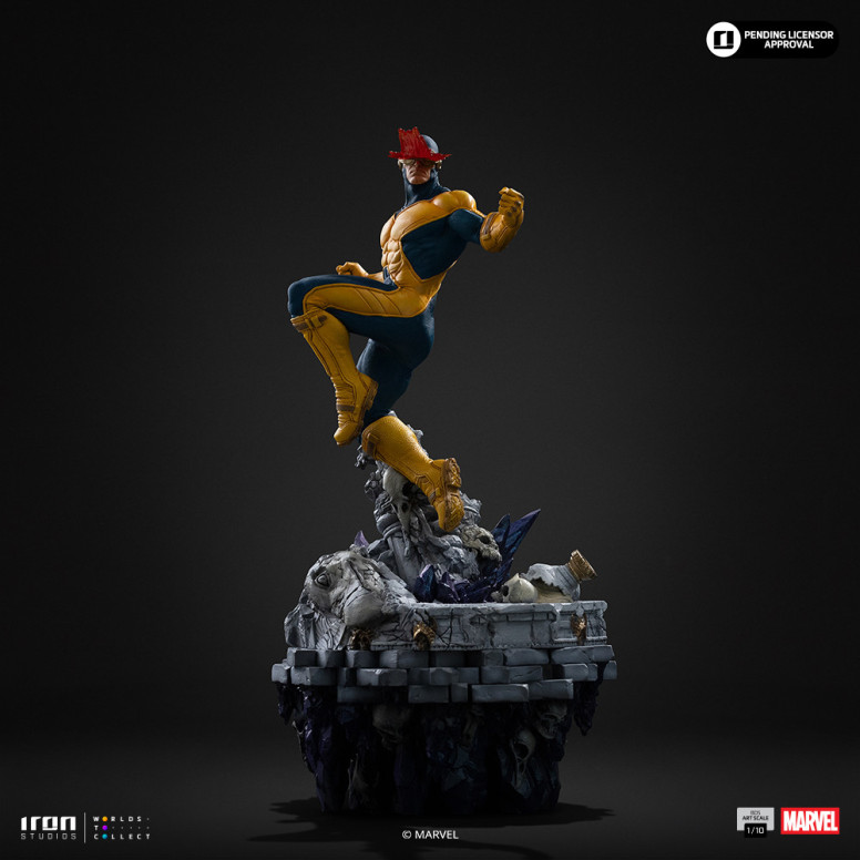Iron Studios Marvel - Ciclop Deluxe Art Scale 1/10 - Diorama del Guanto dell'Infinito