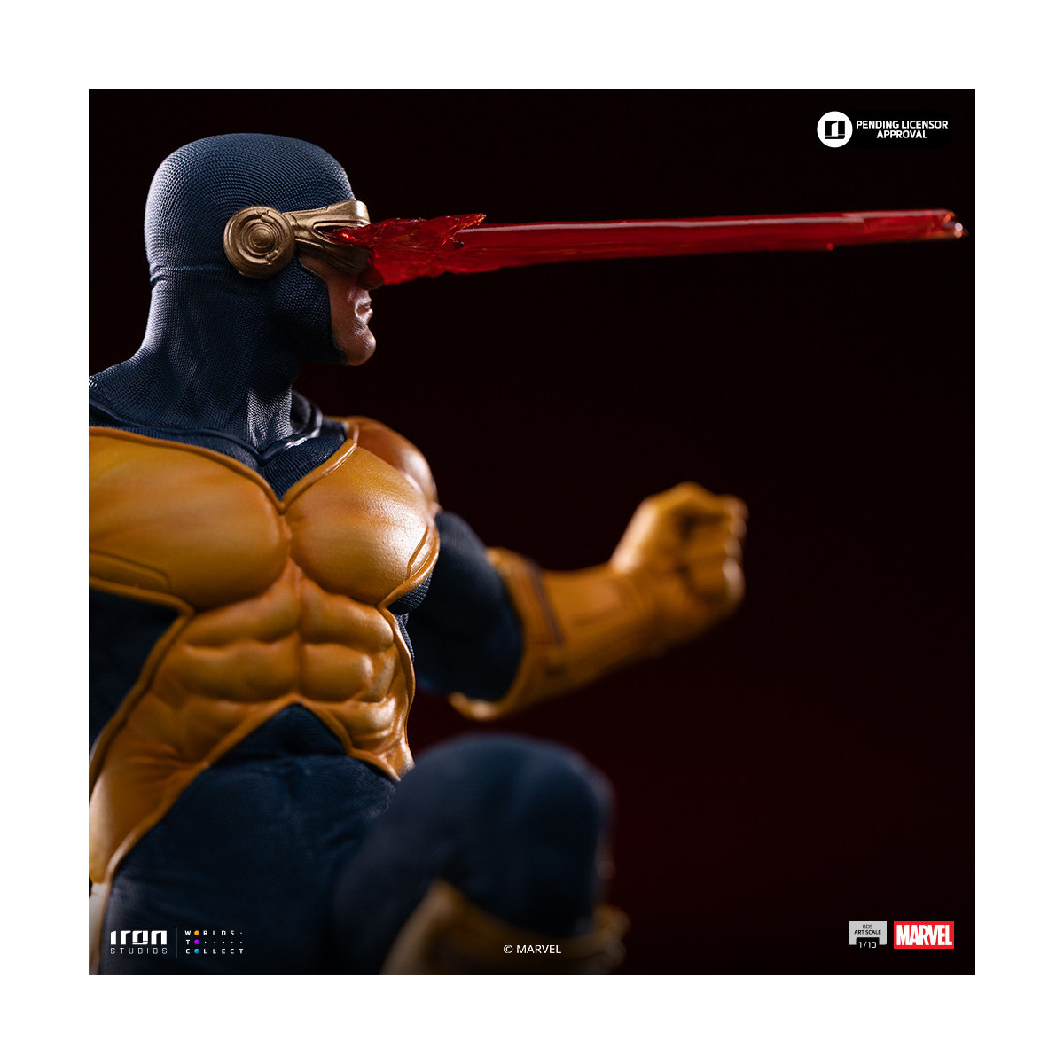 Iron Studios Marvel - Ciclop Deluxe Art Scale 1/10 - Diorama del Guanto dell'Infinito