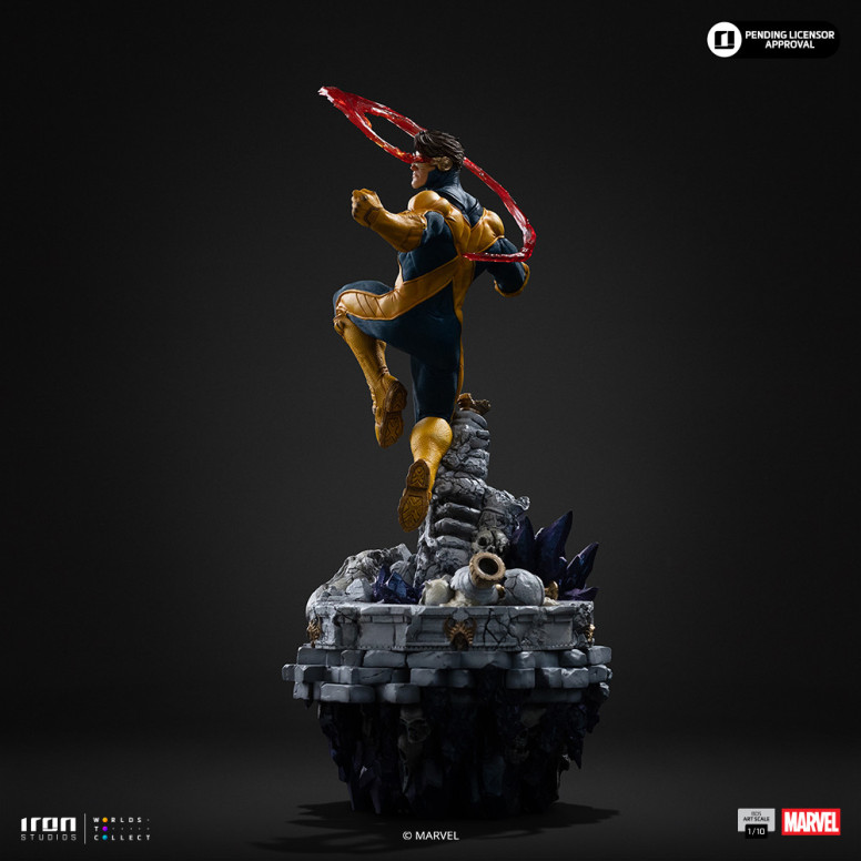 Iron Studios Marvel - Ciclop Deluxe Art Scale 1/10 - Diorama del Guanto dell'Infinito