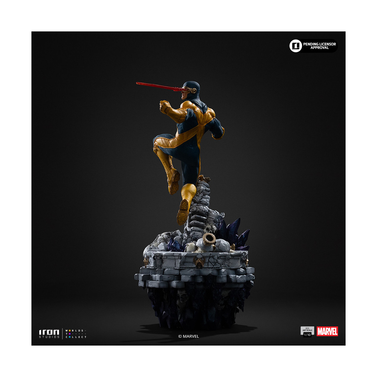 Iron Studios Marvel - Ciclop Deluxe Art Scale 1/10 - Diorama del Guanto dell'Infinito
