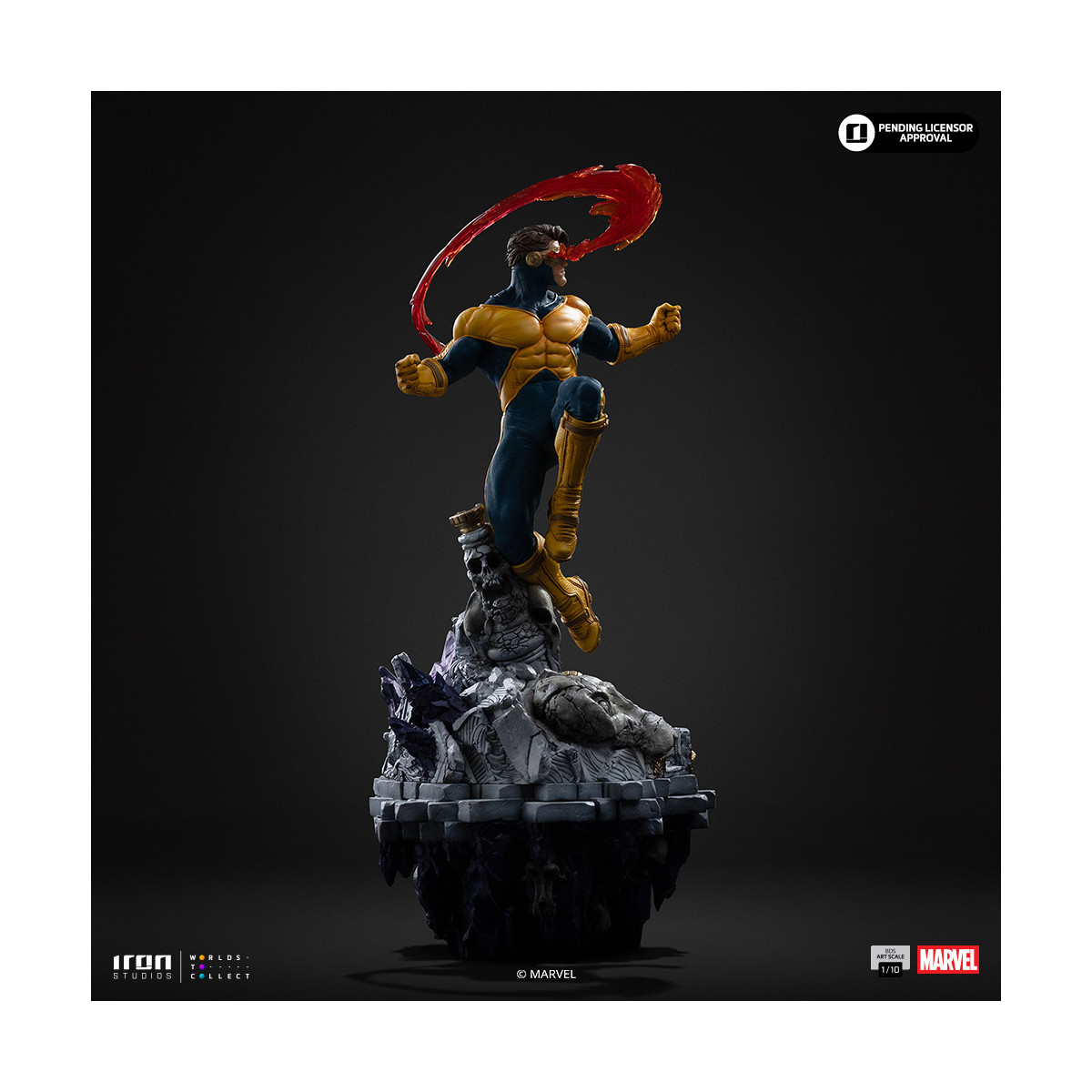 Iron Studios Marvel - Ciclop Deluxe Art Scale 1/10 - Diorama del Guanto dell'Infinito