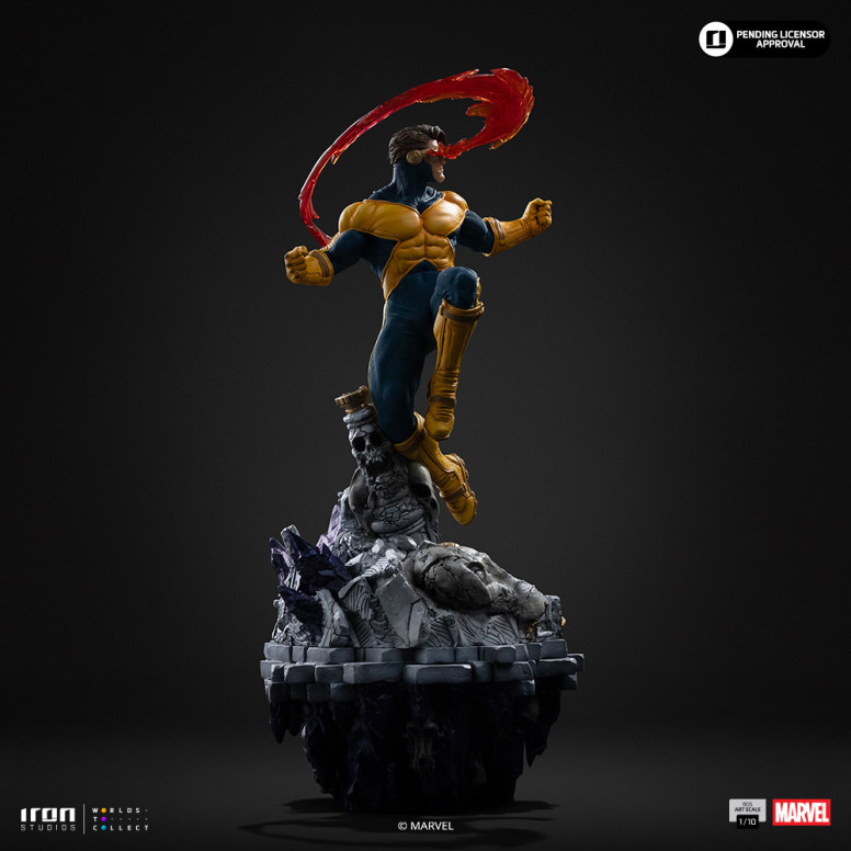 Iron Studios Marvel - Ciclop Deluxe Art Scale 1/10 - Diorama del Guanto dell'Infinito