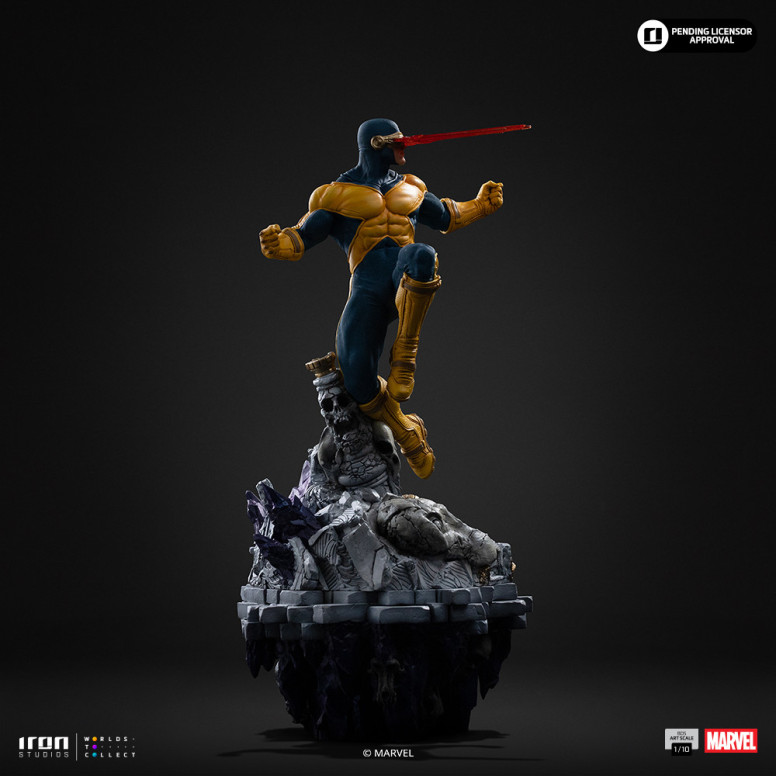 Iron Studios Marvel - Ciclop Deluxe Art Scale 1/10 - Diorama del Guanto dell'Infinito