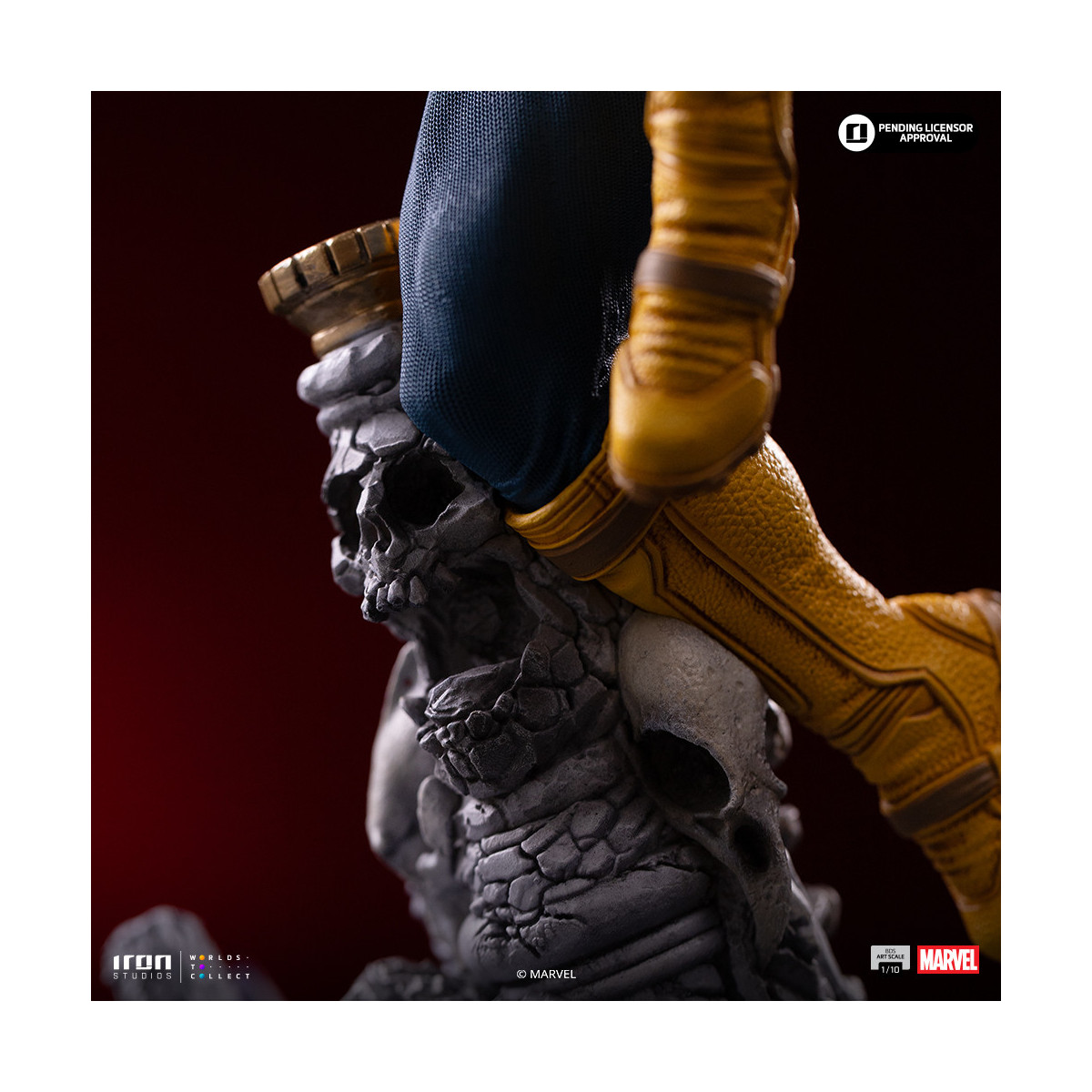 Iron Studios Marvel - Ciclop Deluxe Art Scale 1/10 - Diorama del Guanto dell'Infinito