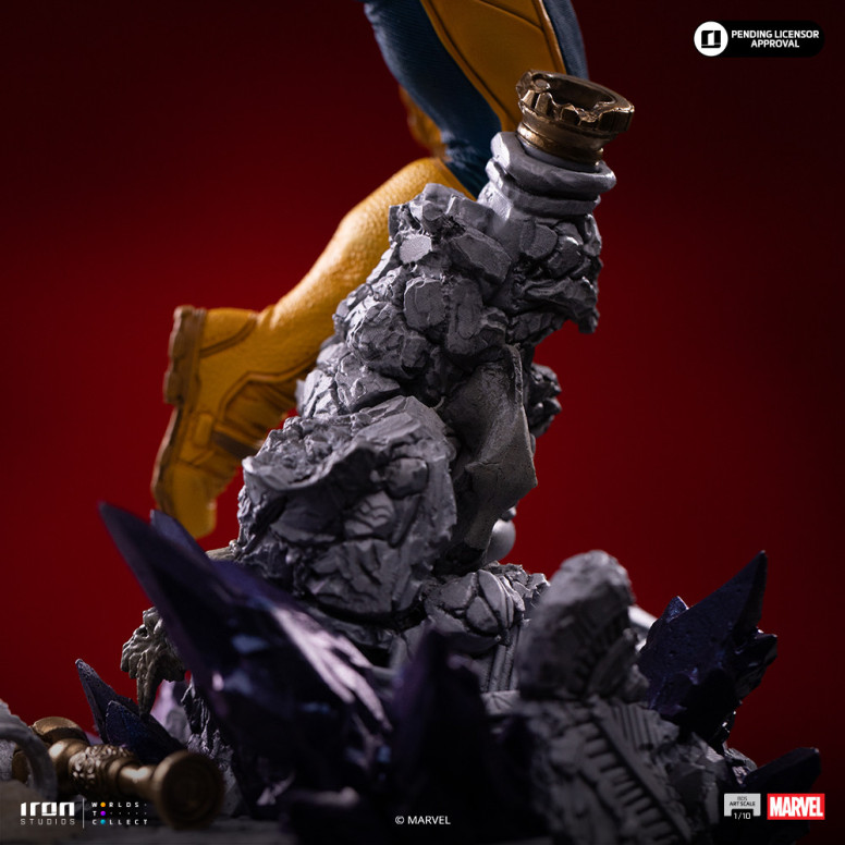 Iron Studios Marvel - Ciclop Deluxe Art Scale 1/10 - Diorama del Guanto dell'Infinito