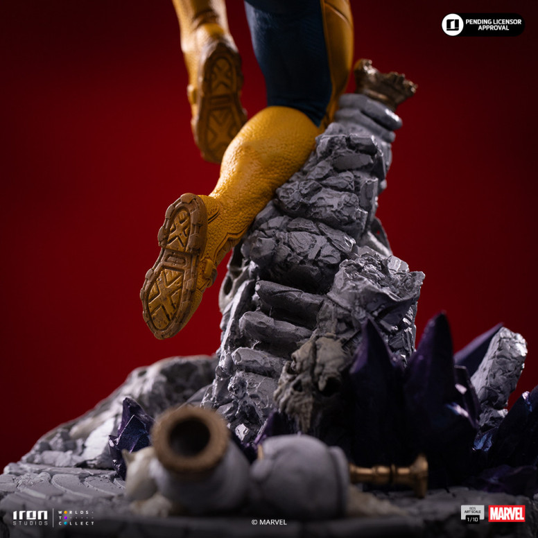 Iron Studios Marvel - Ciclop Deluxe Art Scale 1/10 - Diorama del Guanto dell'Infinito