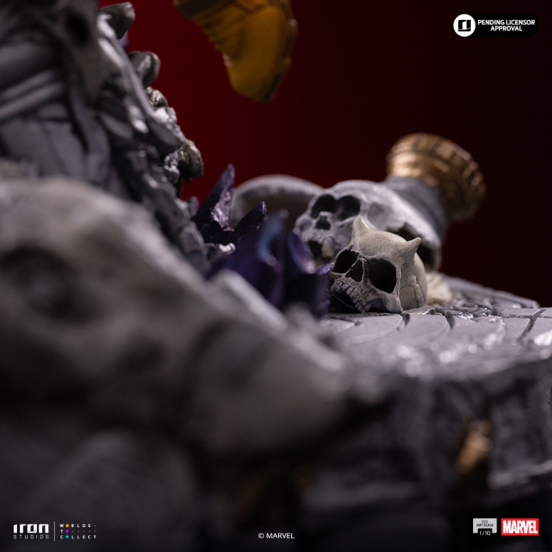 Iron Studios Marvel - Ciclop Deluxe Art Scale 1/10 - Diorama del Guanto dell'Infinito