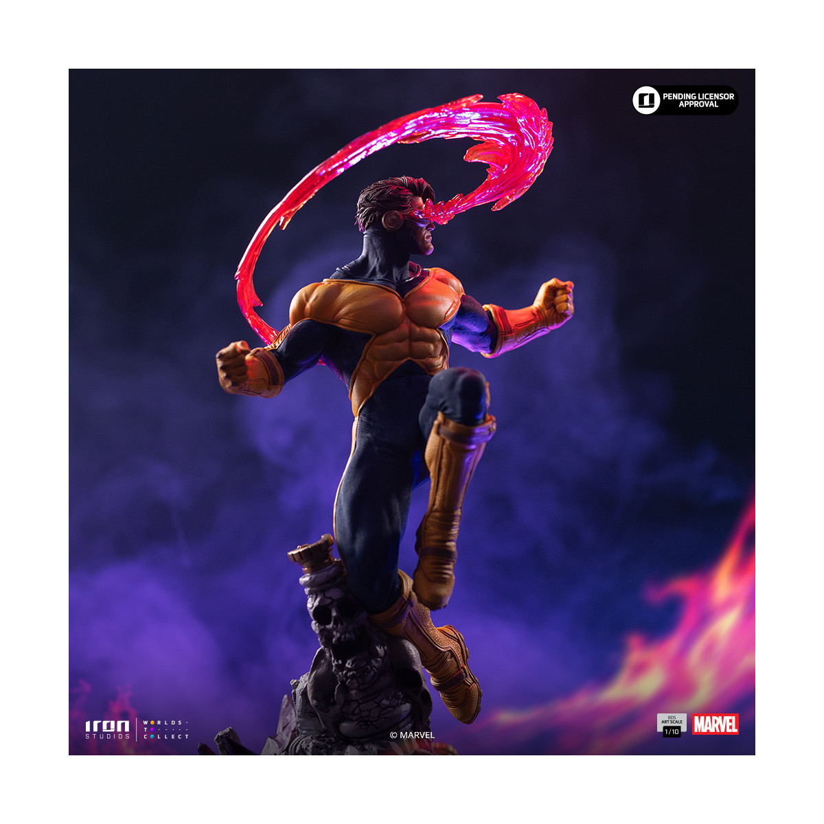 Iron Studios Marvel - Ciclop Deluxe Art Scale 1/10 - Diorama del Guanto dell'Infinito