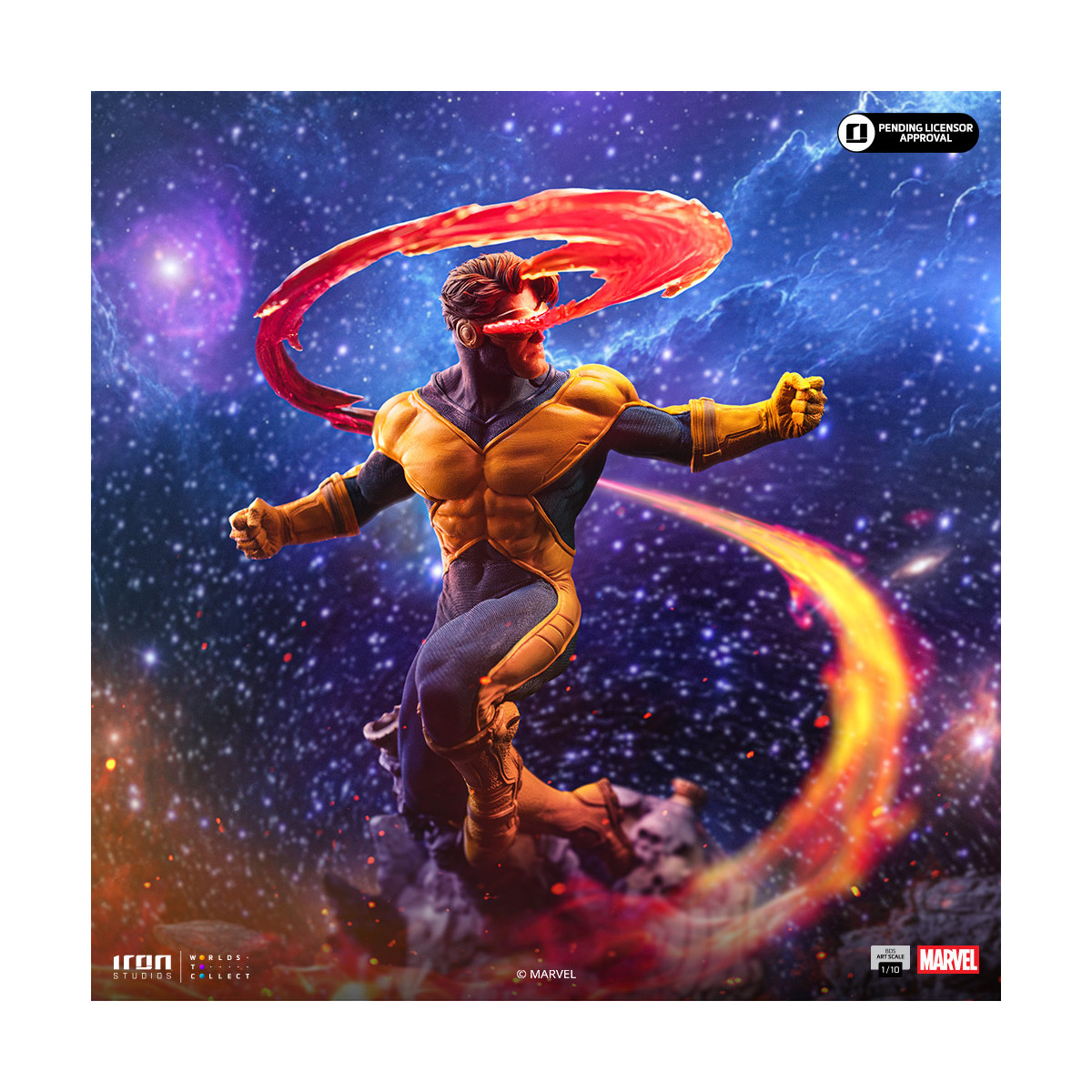 Iron Studios Marvel - Ciclop Deluxe Art Scale 1/10 - Diorama del Guanto dell'Infinito