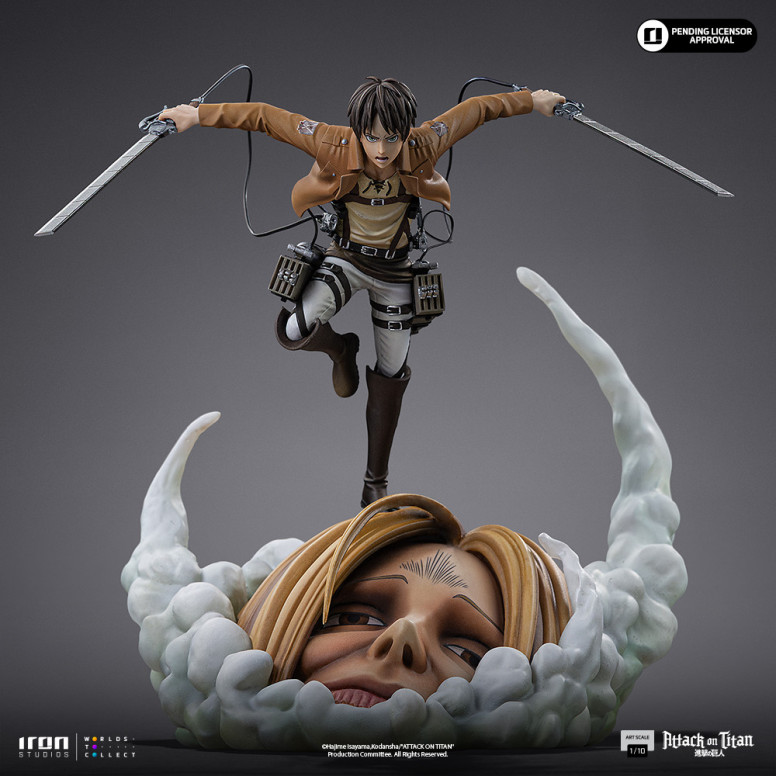 Iron Studios - Attack on Titan - Eren Yeager Art Scale 1/10 - ilL'attacco dei giganti