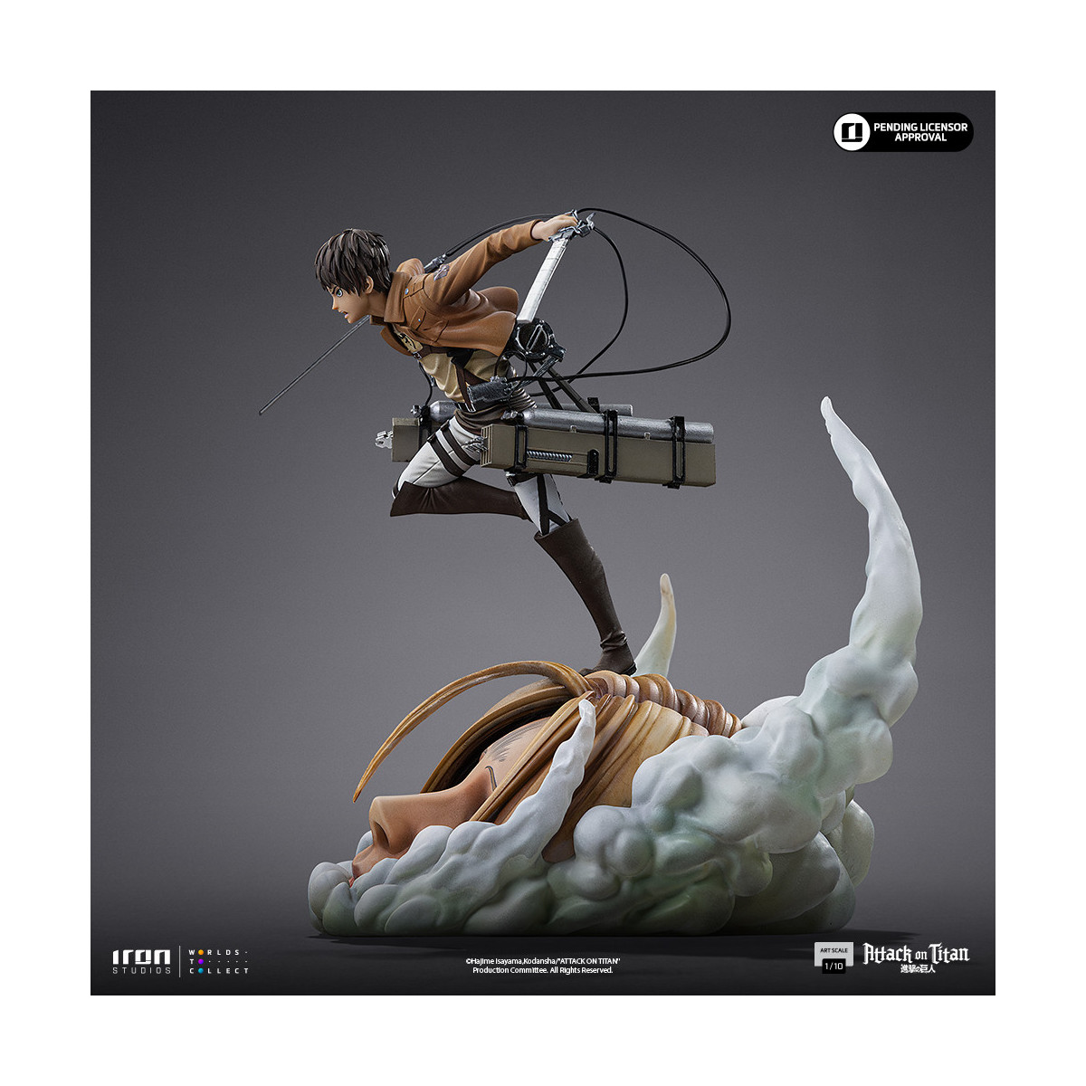 Iron Studios - Attack on Titan - Eren Yeager Art Scale 1/10 - ilL'attacco dei giganti
