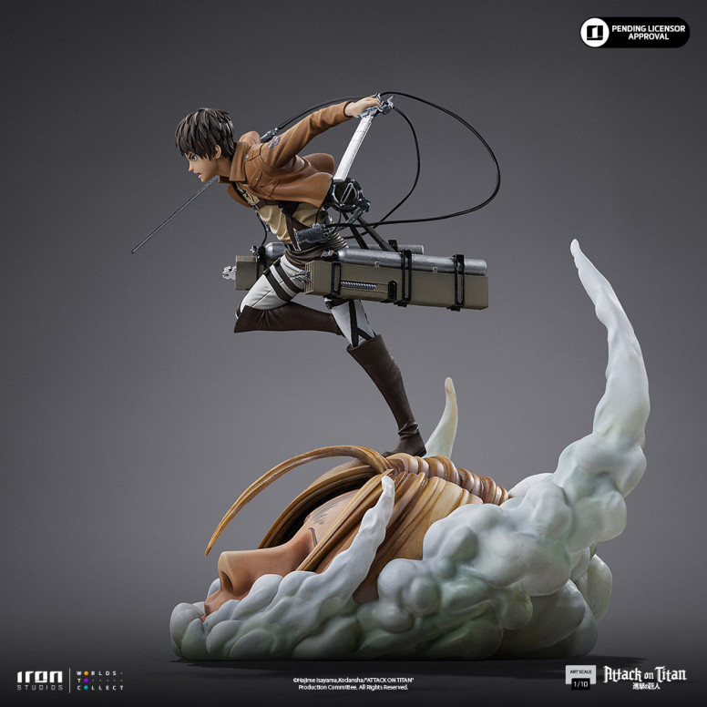 Iron Studios - Attack on Titan - Eren Yeager Art Scale 1/10 - ilL'attacco dei giganti