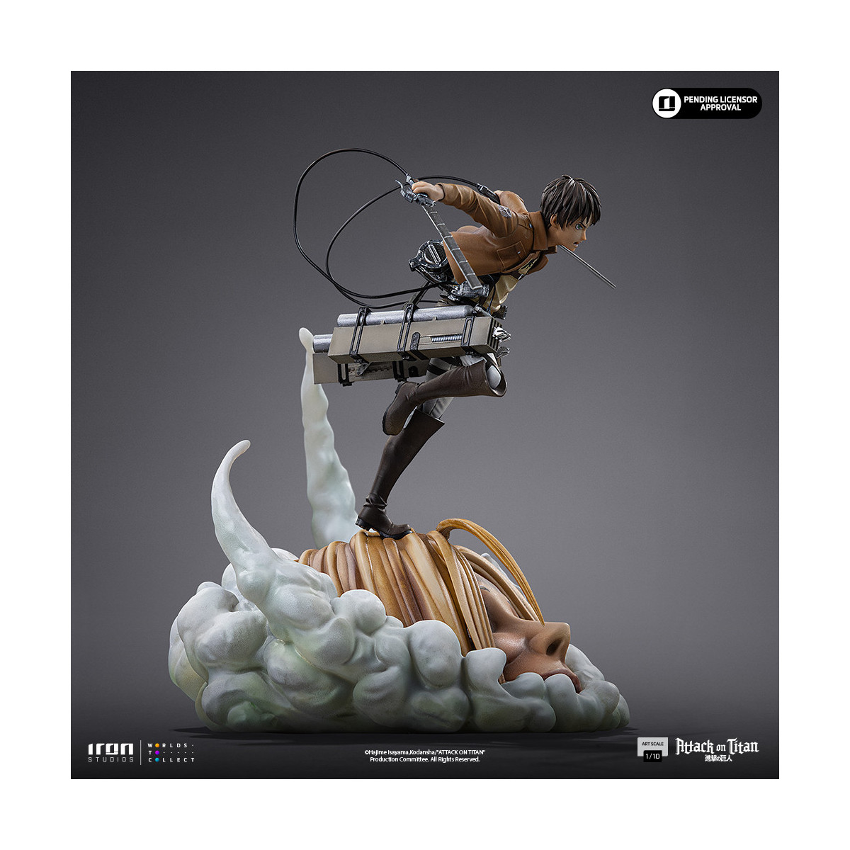 Iron Studios - Attack on Titan - Eren Yeager Art Scale 1/10 - ilL'attacco dei giganti