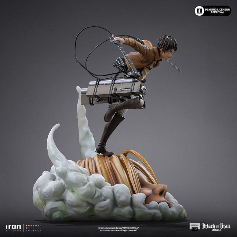 Iron Studios - Attack on Titan - Eren Yeager Art Scale 1/10 - ilL'attacco dei giganti