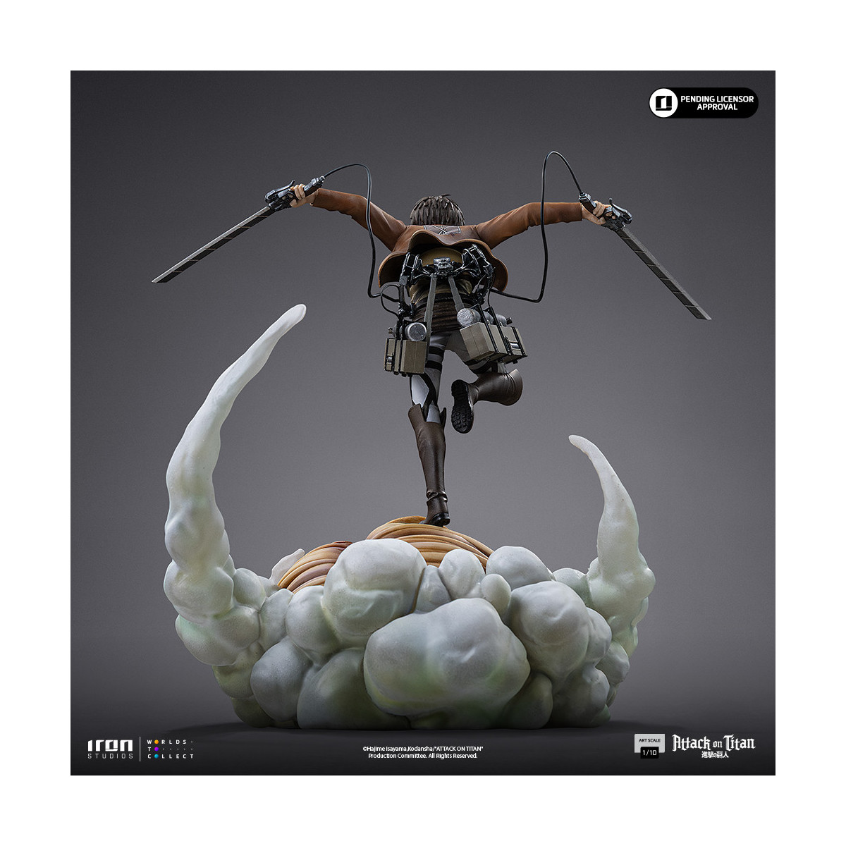 Iron Studios - Attack on Titan - Eren Yeager Art Scale 1/10 - ilL'attacco dei giganti