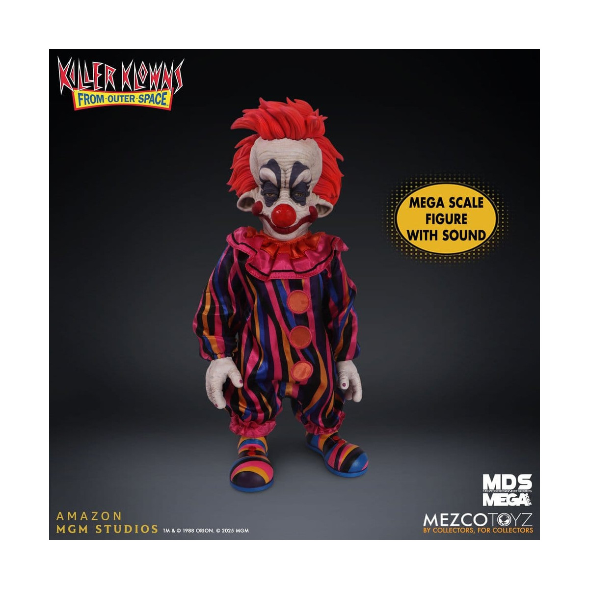 Mezco - Les Clowns tueurs venus d'ailleurs - Mega Scale RUDY - Mega Designer Serie Killer Klowns from Outer Space