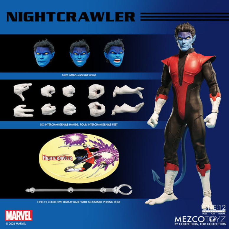 Mezco One 12 - Nightcrawler - X-Men Diablo