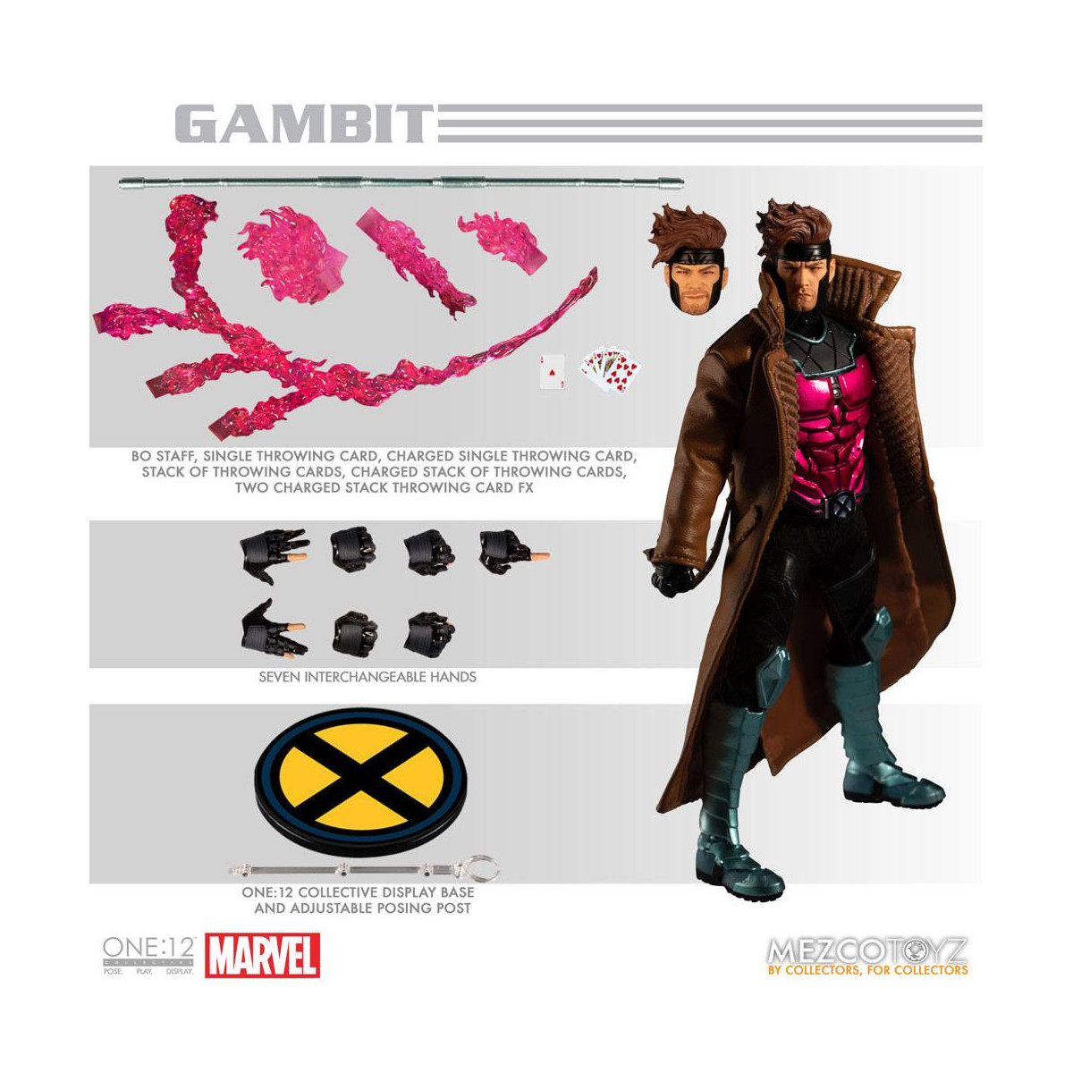 Mezco One 12 - Marvel Gambit