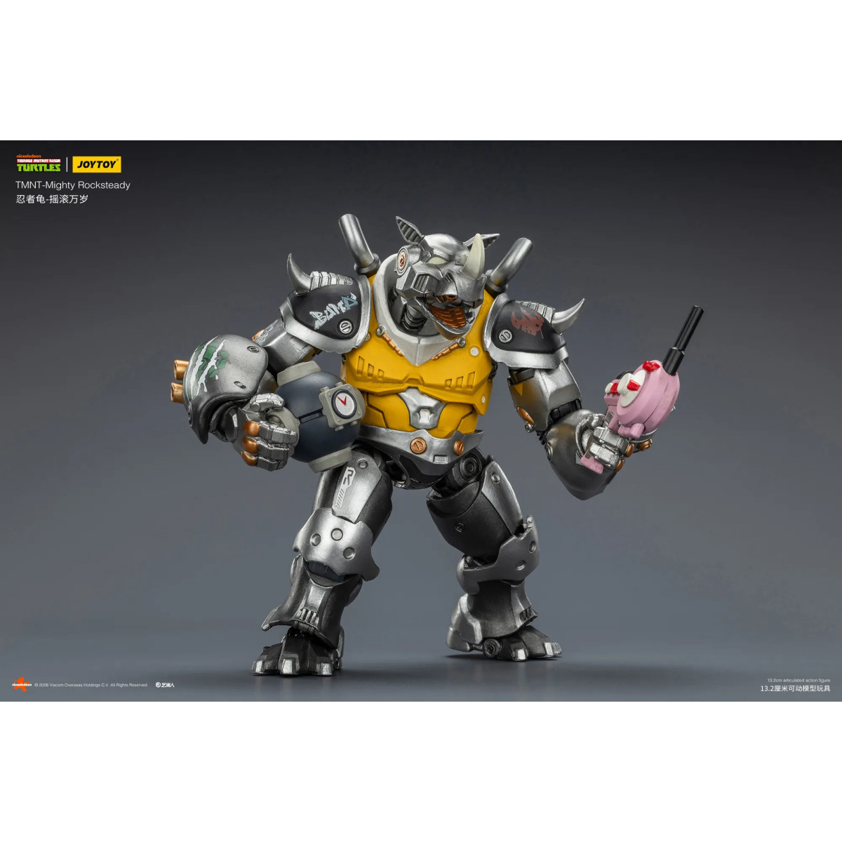 JoyToy TMNT - Mighty Rocksteady - Teenage Mutant Ninja Turtles 1/18