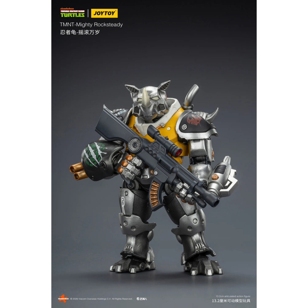 JoyToy TMNT - Mighty Rocksteady - Teenage Mutant Ninja Turtles 1/18