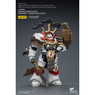JoyToy - White Scars - Pretore della Legione in armatura Cataphractii Terminator con Cyber Hawk, spada Chogorian e combi-melta 1