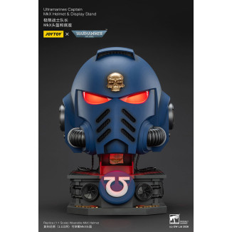 JoyToy - Ultramarines Capitan MkX Casco e Espositore 1/1