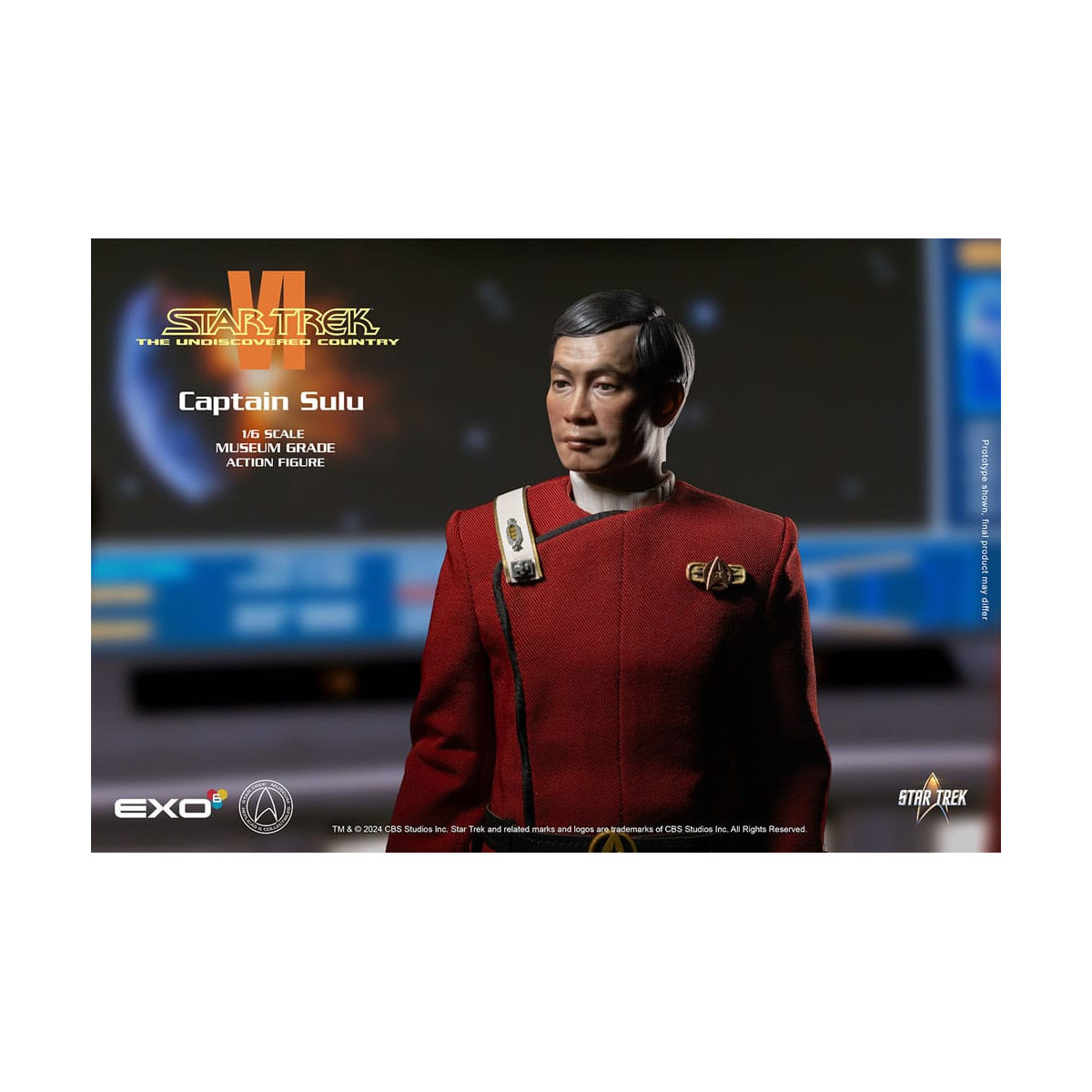 EXO-6 - Star Trek 6: Territori inesplorati 1/6 action figure Capitano Hikaru Sulu