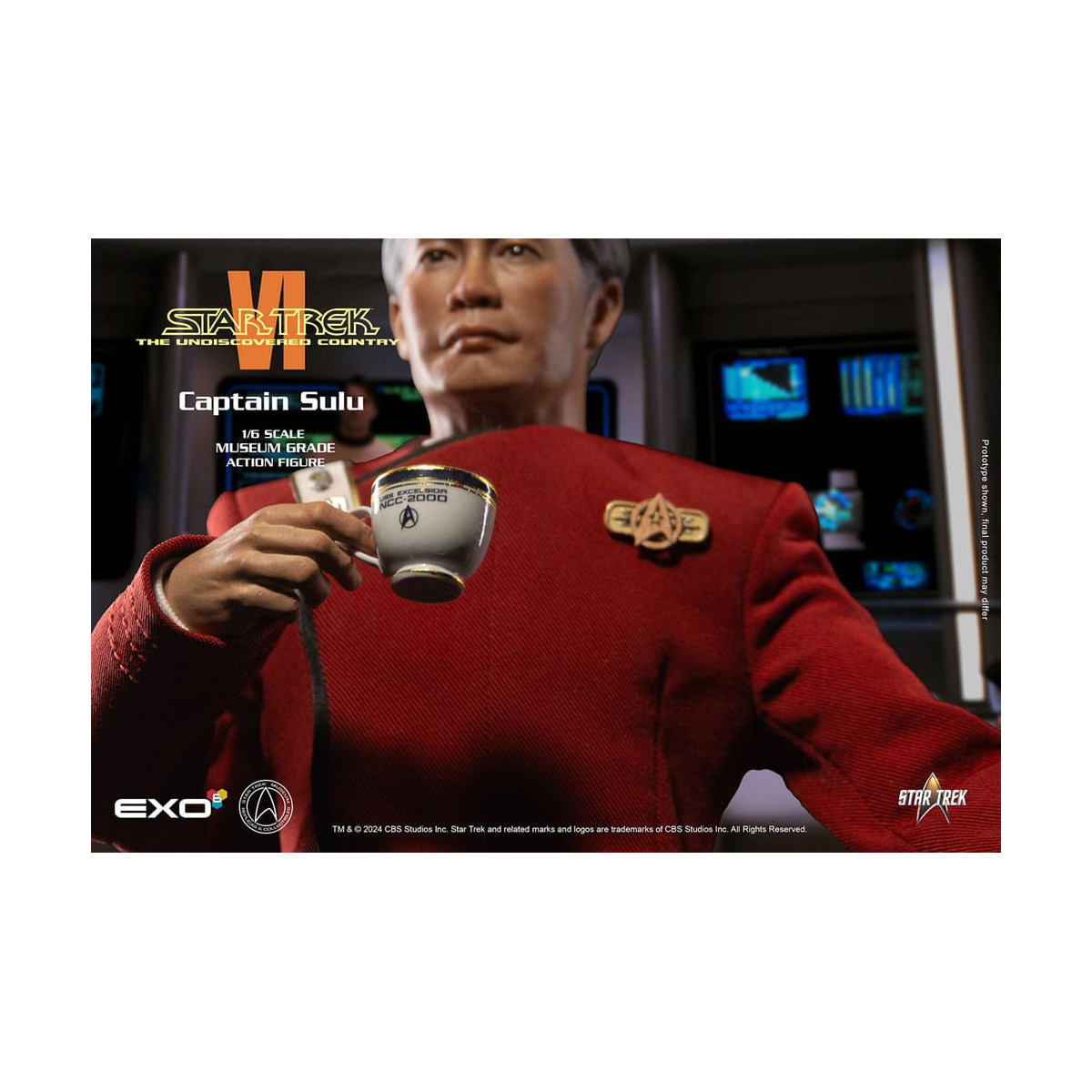EXO-6 - Star Trek 6: Territori inesplorati 1/6 action figure Capitano Hikaru Sulu