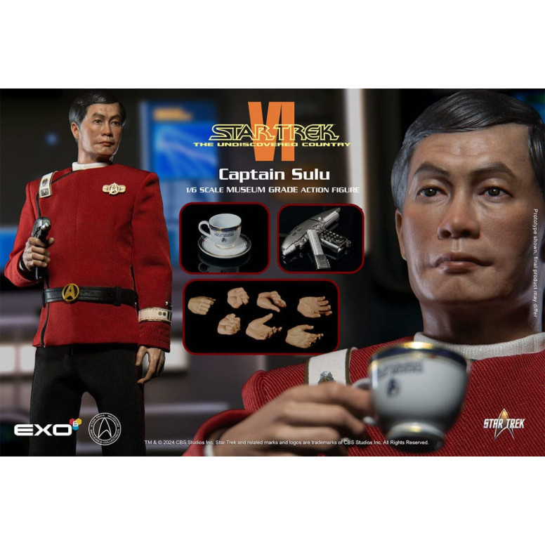 EXO-6 - Star Trek 6: Territori inesplorati 1/6 action figure Capitano Hikaru Sulu