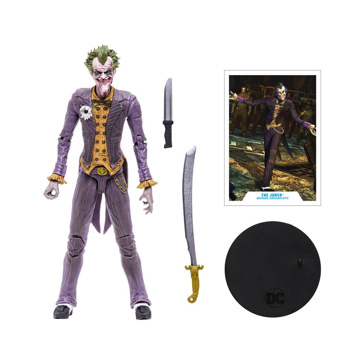 Mc Farlane - Multiverso DC - Joker (Batman: Arkham City) 1/12