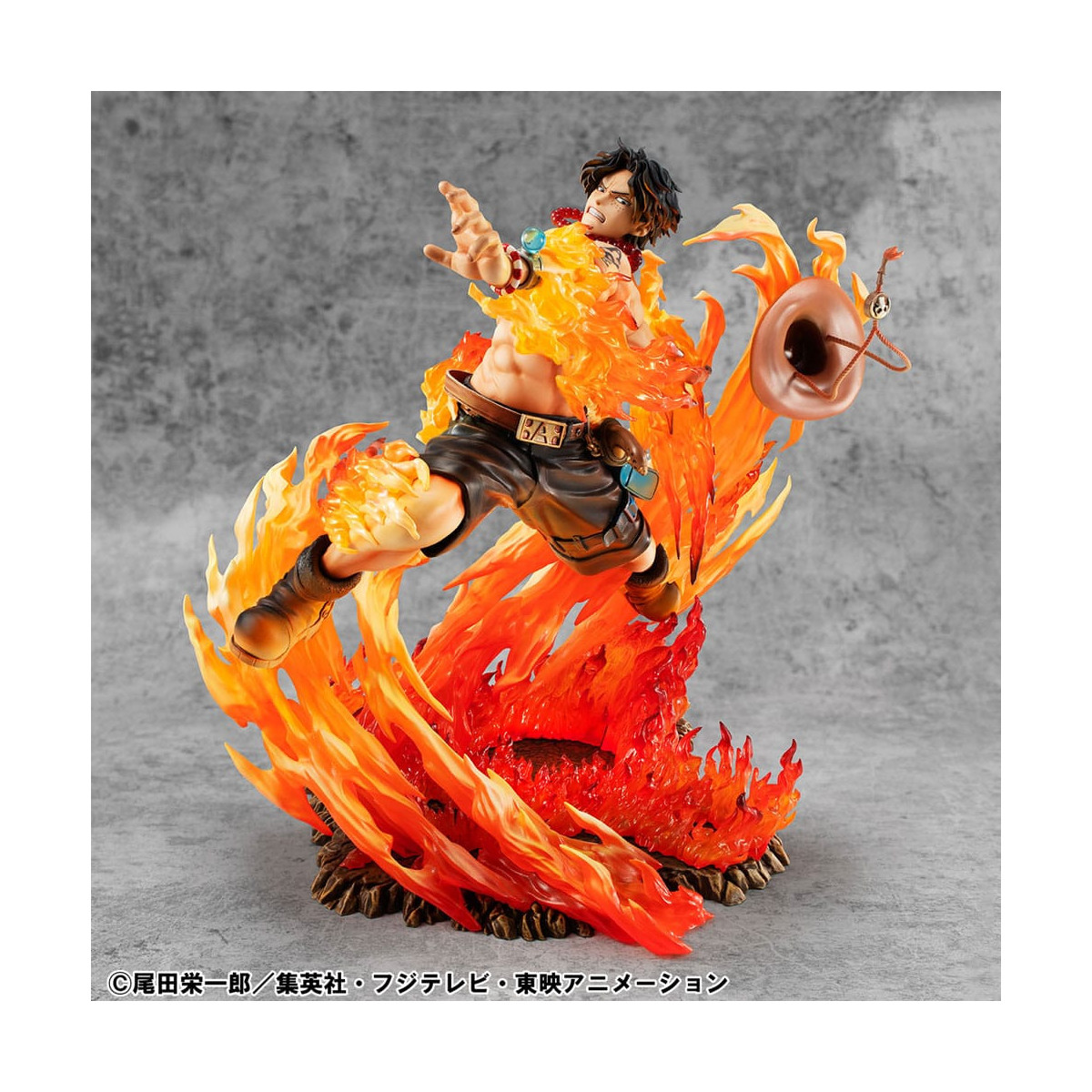 Megahouse One Piece Portrait Of Pirates - P.O.P. NEO-MAXIMUM Portgas D. Ace 15th Anniversary Super Limited Reprint Ver.
