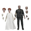 NECA Universal Monsters - Confezione da 2 pezzi Bride of Frankenstein 90° Anniversario Il mostro e il suo compagno